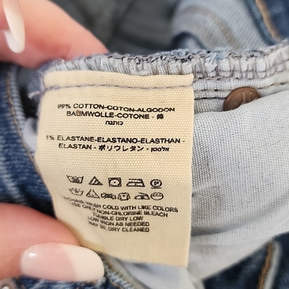 Free People We The Free Distressed Jeans Sz 25 - Picture 7 of 7